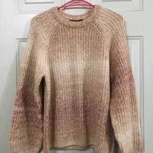 Denver Hayes Women's Beige Gradient Sweater